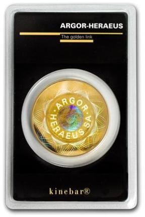 1oz-Okragla-Sztabka-Zlota-Kinebar-Argor-Heraeus 1oz-Okragla-Sztabka-Zlota-Kinebar-Argor-Heraeus