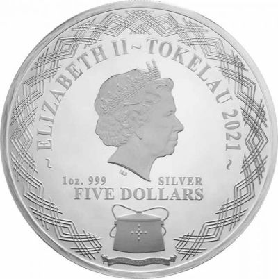 Rok-Wolu-2021-Tokalau-5NZD-srebrna-moneta-awers Rok-Wolu-2021-Tokalau-5NZD-srebrna-moneta-awers
