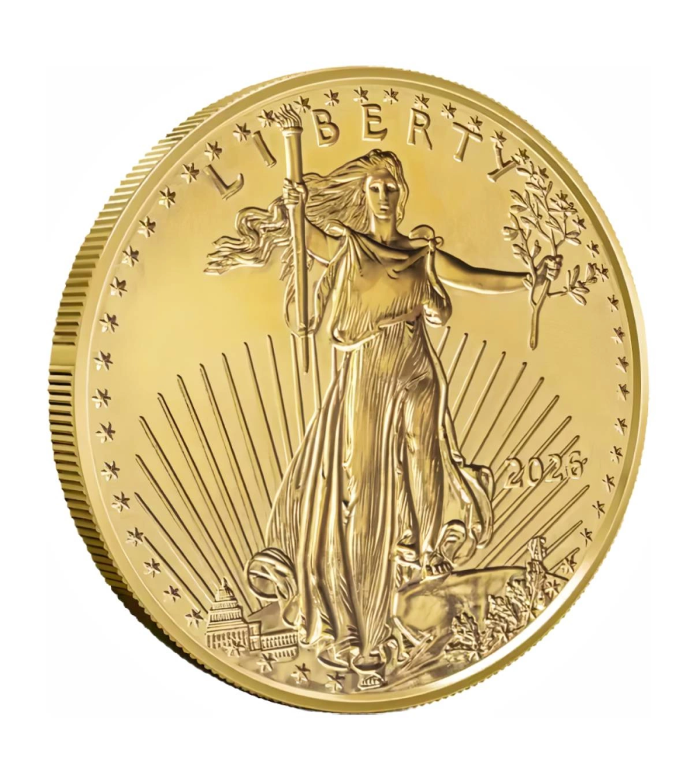 1/4oz-Amerykanski-Orzel-2024-zlota-moneta-awers